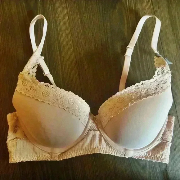 NWOT Aerie Pink Lined Demi Bra Size 36C - Picture 1 of 4